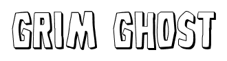 Grim Ghost font